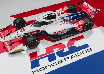 Une livrée HRC éblouissante en action lors de la course IndyCar de ce week-end : le pari audacieux de Honda !