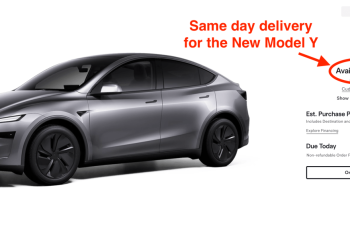 Tesla peut livrer une Model Y neuve aujourd&rsquo;hui aux États-Unis : une demande en chute libre ?