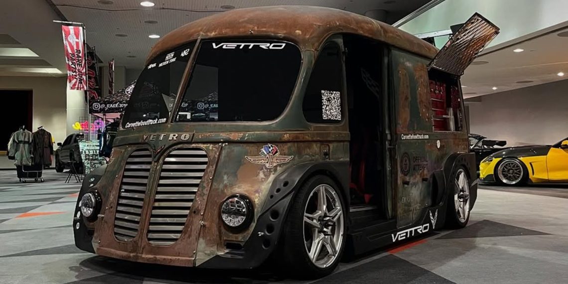 Un food truck Corvette C8 sur le point de battre un record mondial incroyable