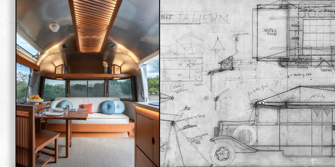 Quand un design oublié de Frank Lloyd Wright inspire une nouvelle remorque Airstream révolutionnaire !