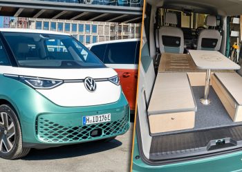 Ce kit aménageur pour VW ID Buzz cache une table de pique-nique dans le coffre !