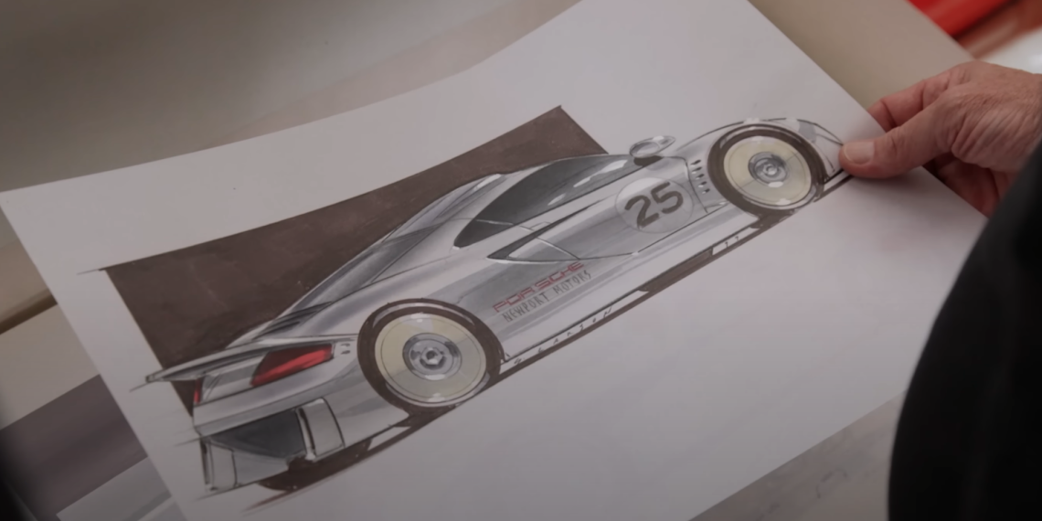 La Porsche Carrera GT a failli être un coupé : découvrez l&rsquo;incroyable croquis inédit !