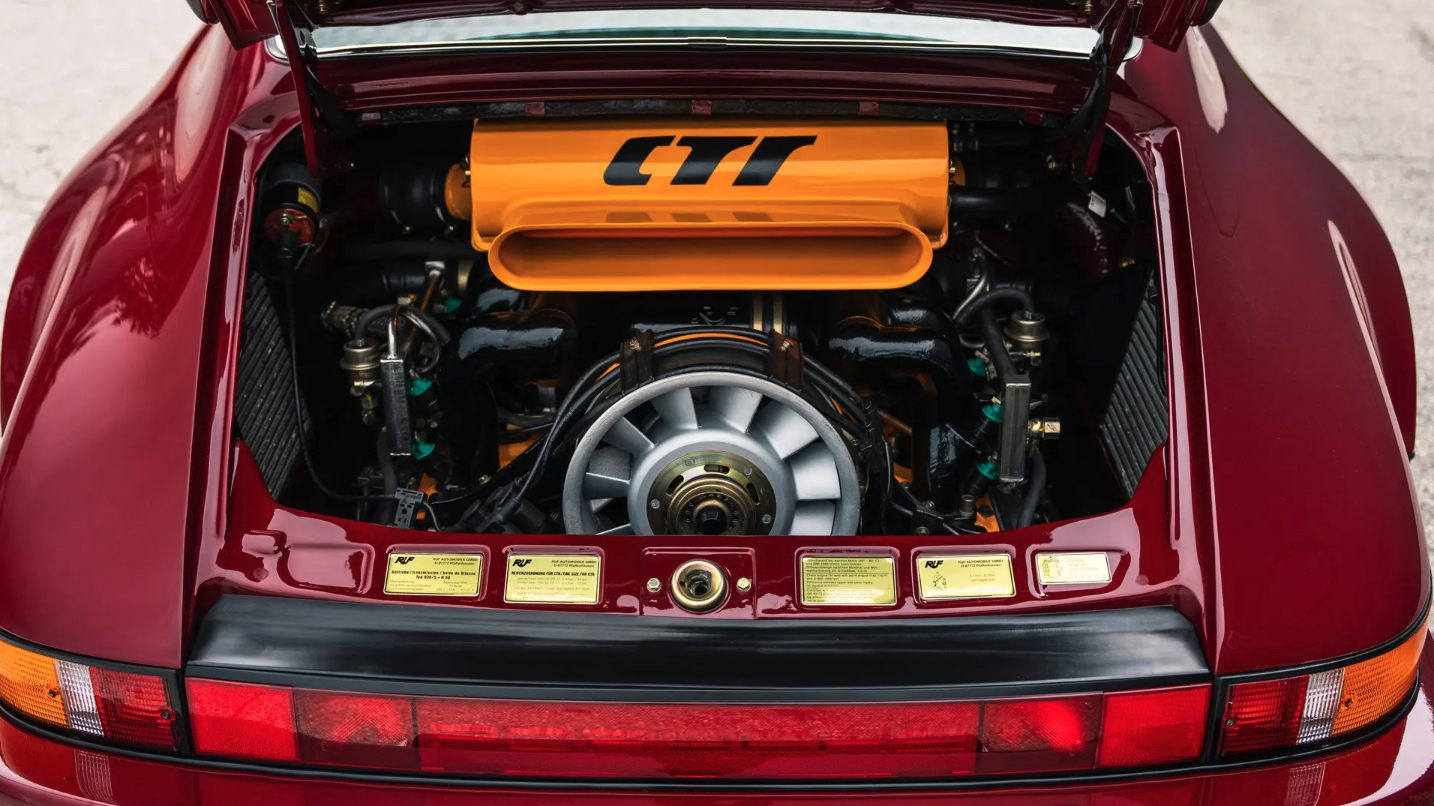Moteur du Redbird 1989 Ruf CTR1