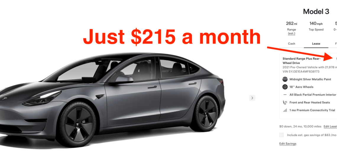 Les offres incroyables de Tesla pour vos voitures d’occasion sans aucun acompte !