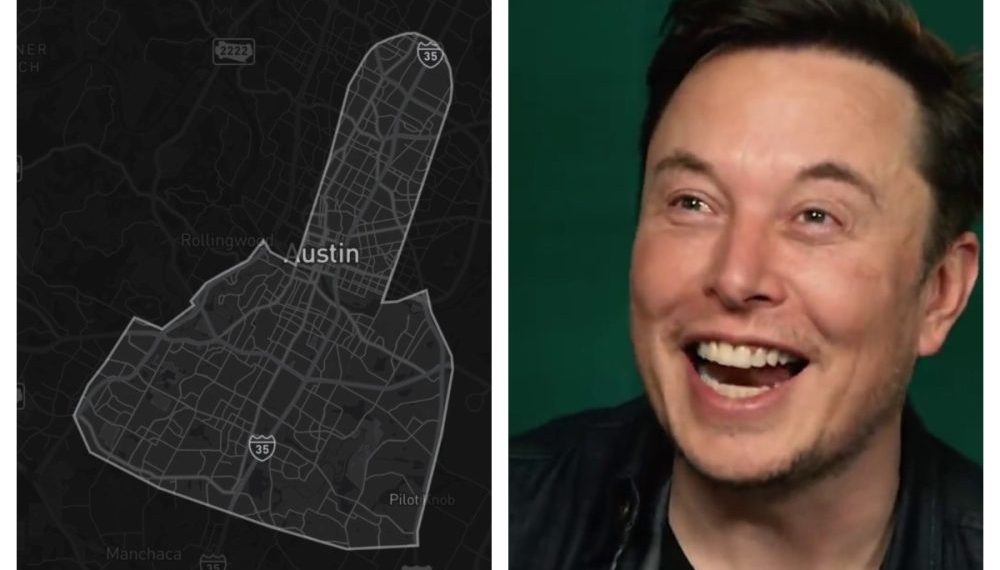 Elon Musk provoque la concurrence avec la forme étonnante du geofence de la nouvelle Robotaxi Tesla