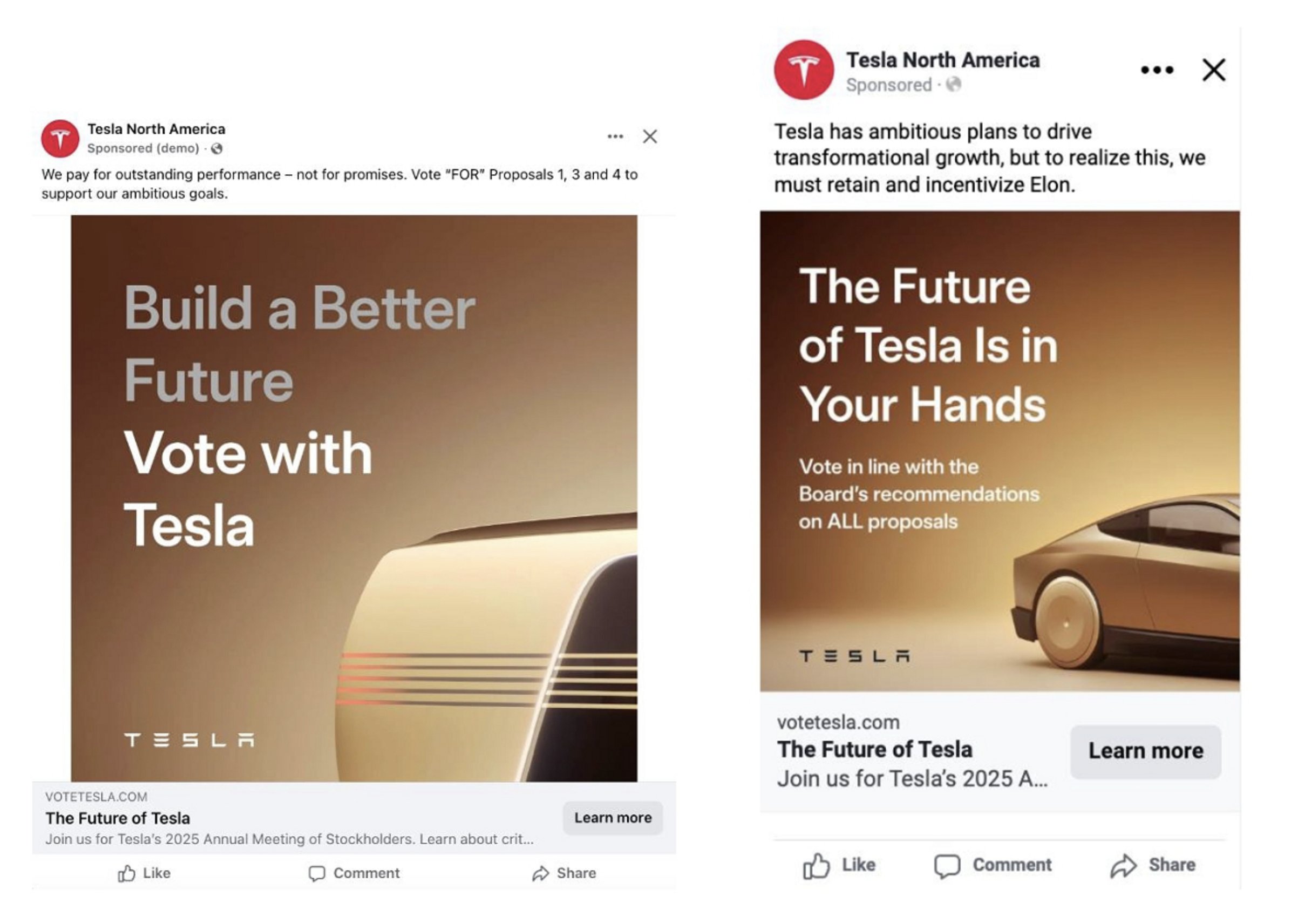 Publicité Tesla
