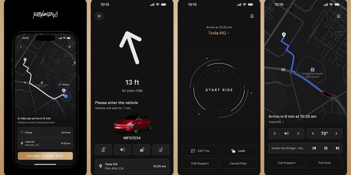 Tesla Robotaxi : comment une simple appli iPhone vous place en tête de liste d’attente !