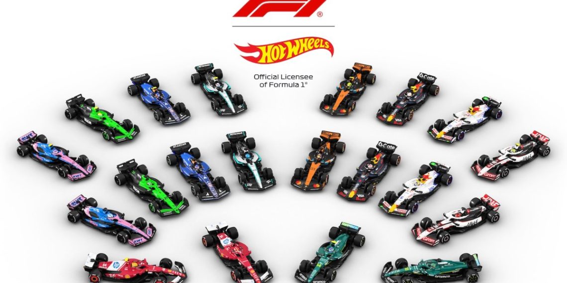 Les nouvelles voitures Hot Wheels 1:64 vous plongent dans l&rsquo;alignement complet de pilotes F1 2025 : une collection irrésistible !