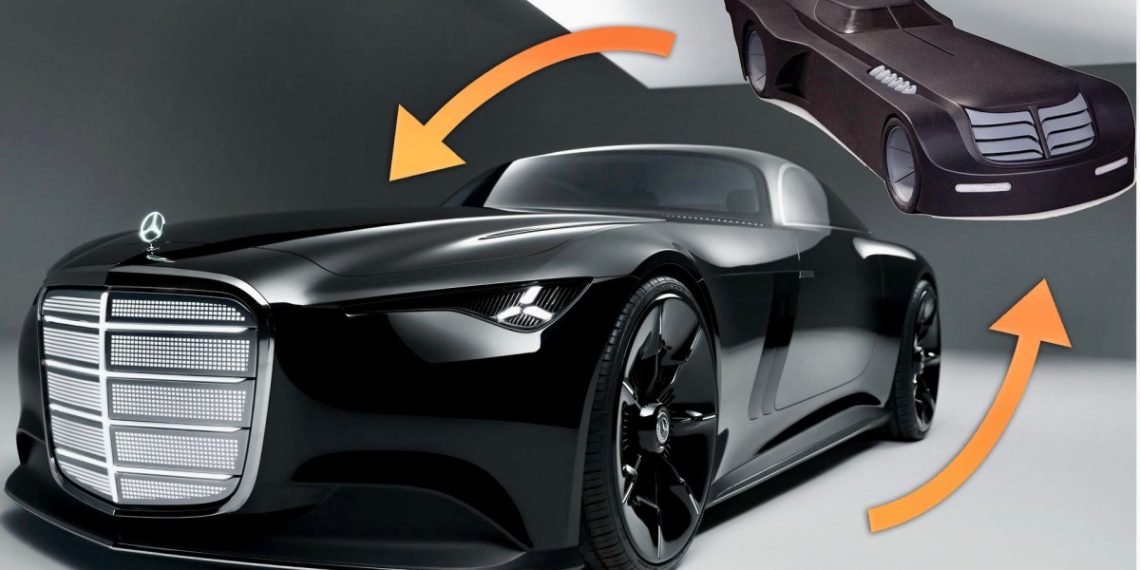 La nouvelle voiture concept de Mercedes semble tout droit sortie des dessins animés Batman des années 90 : un rêve d’enfance devenu réalité ?