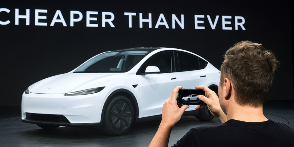Vous ne croirez pas combien coûte la Tesla la moins chère jamais vue !
