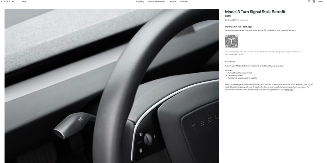 Tesla propose enfin une solution à 595 $ pour corriger un problème qu&rsquo;elle a elle-même créé aux États-Unis