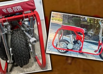 Ce scooter pliant à deux temps de 1965 va vous surprendre comme un Motocompo d&rsquo;origine