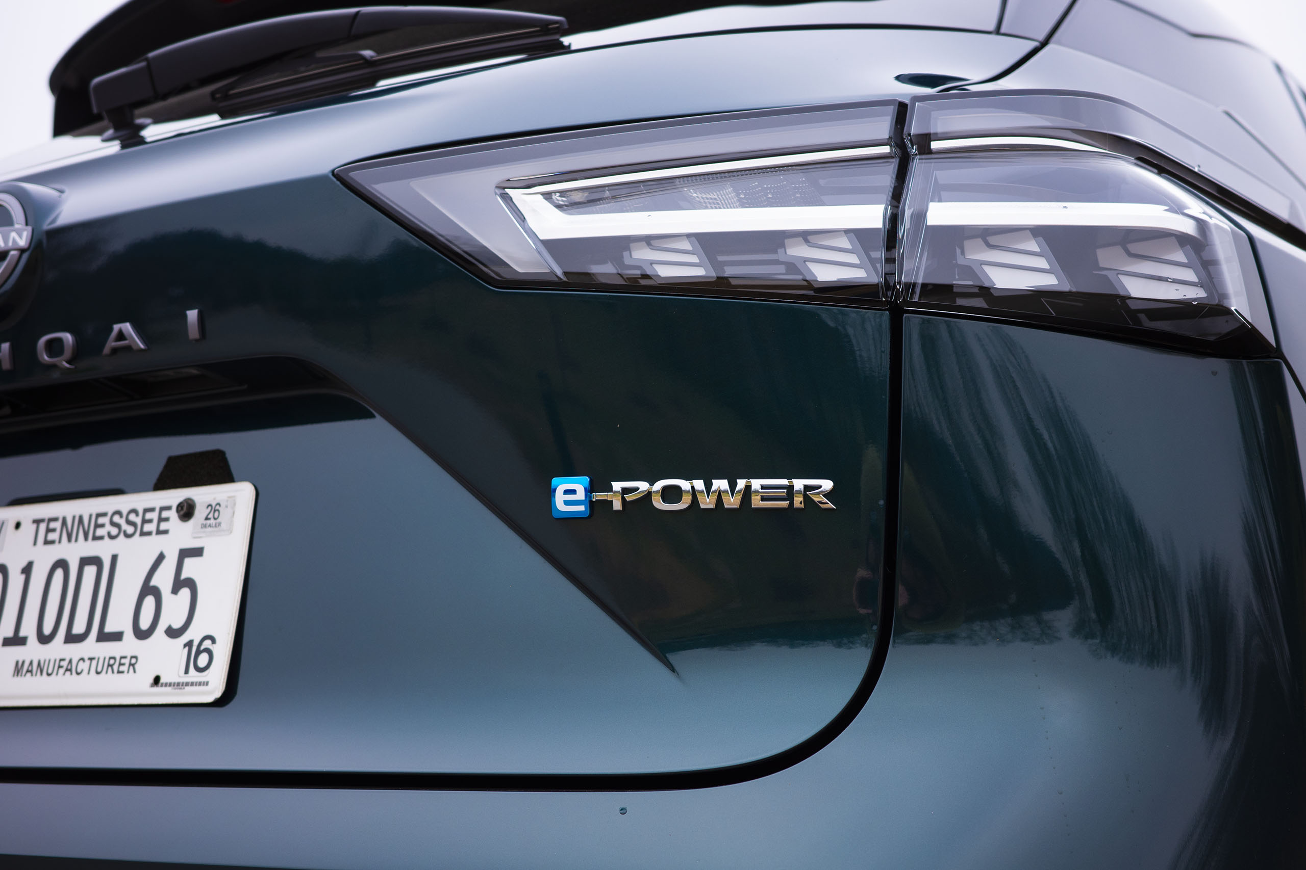 Badge E-Power sur un Nissan Qashqai