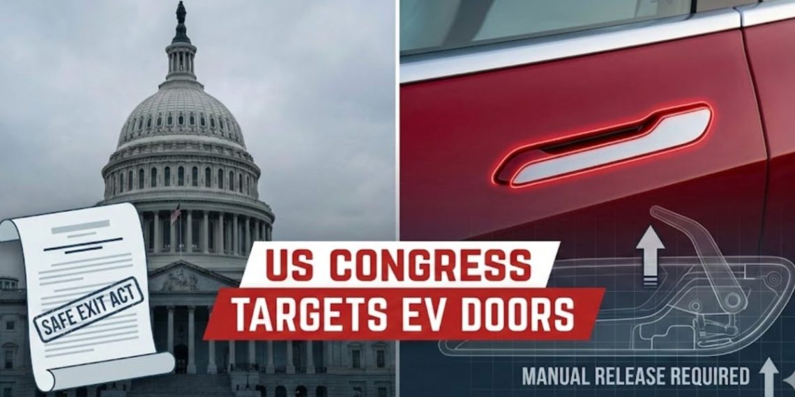 Les poignées de portes Tesla dans le viseur : le Congrès américain annonce la loi « SAFE Exit » après 15 décès signalés
