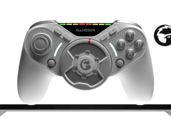 Ce contrôleur cache une minuscule roue à retour de force qui va bouleverser votre expérience de jeu