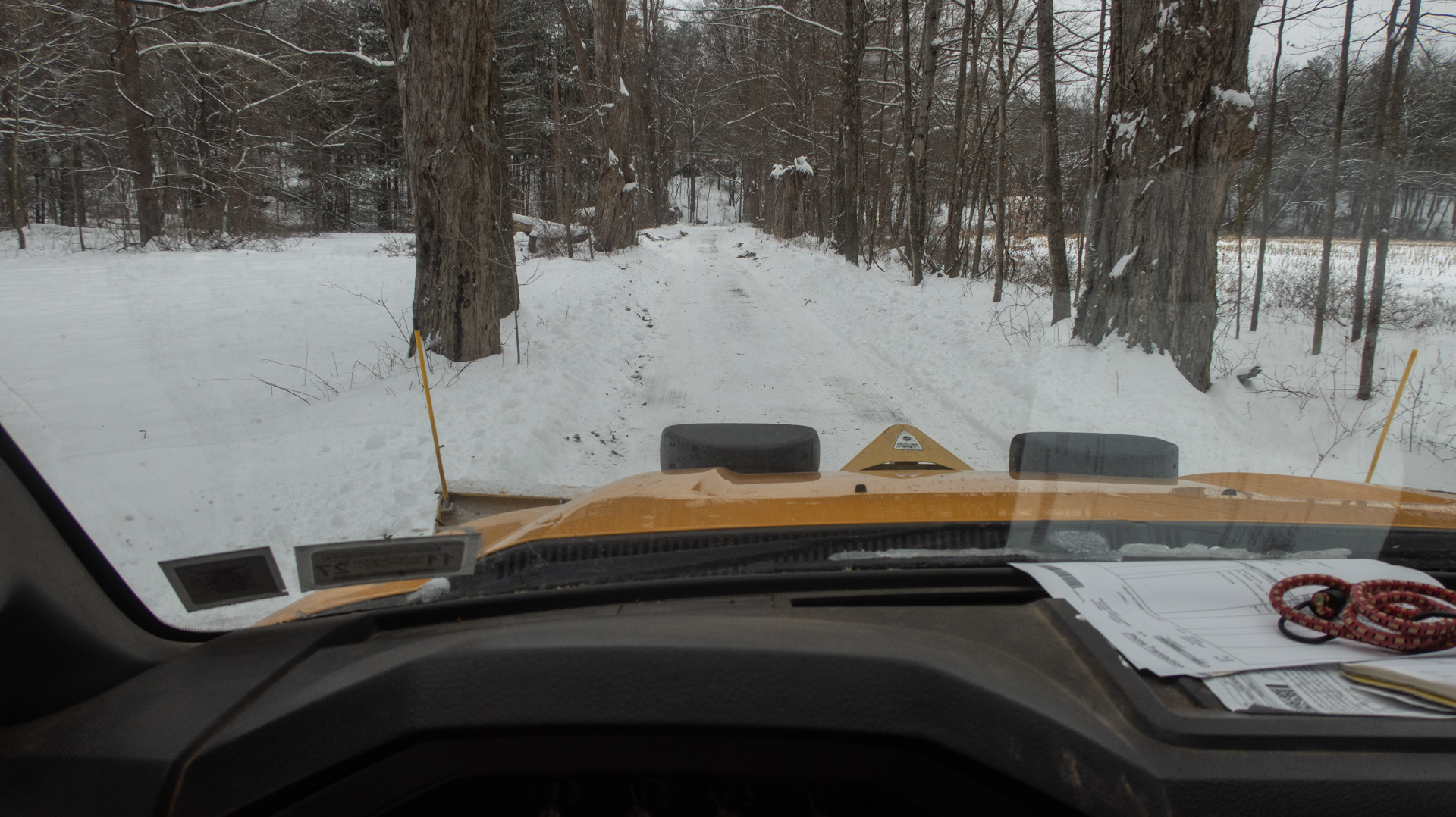 Camion de chasse-neige