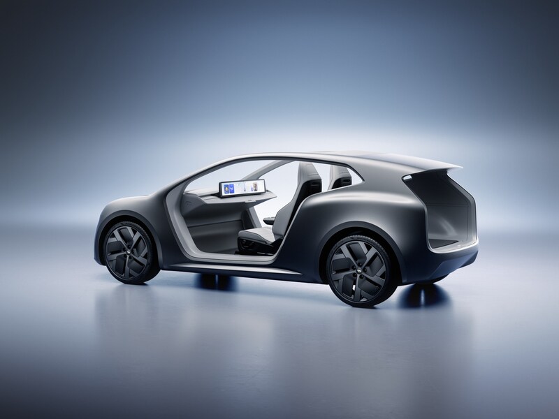 Vue arrière du concept Lunar