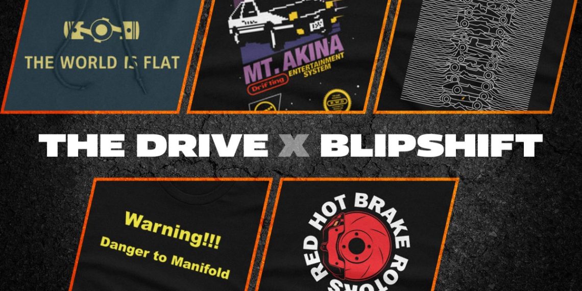 Ne manquez pas les t-shirts de voitures épuisés, de retour pour 2 semaines avec Blipshift !