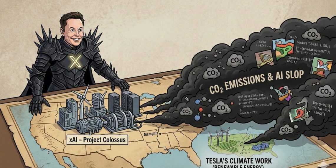 L&rsquo;énigmatique xAI d&rsquo;Elon Musk sabote-t-il les efforts climatiques de Tesla au profit de l&rsquo;IA ?