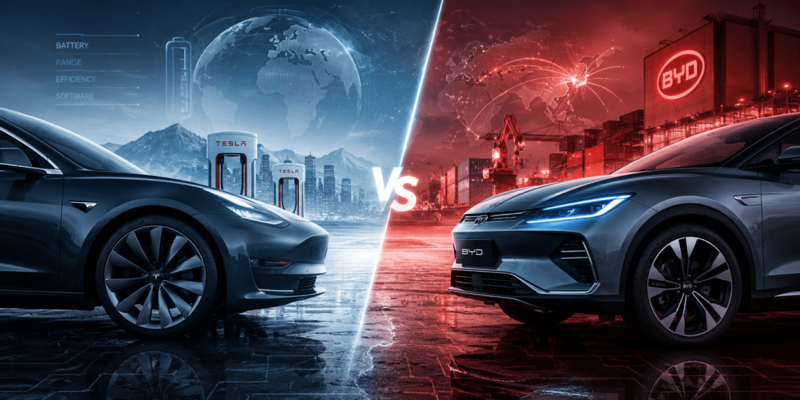 BYD prêt à écraser Tesla une fois de plus avec 557 000 livraisons de voitures électriques au second trimestre !