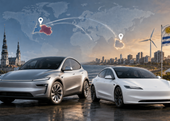 La surprenante expansion de Tesla : un double lancement en Lettonie et en Uruguay !