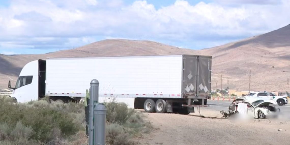 Accident tragique en Nevada : le Tesla Semi cause sa première collision mortelle