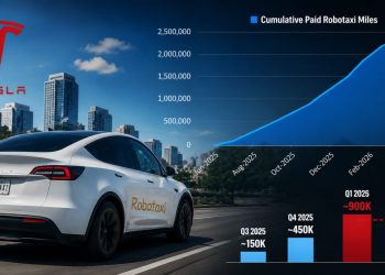 Tesla affirme que le « Robotaxi » s&rsquo;étend — mais un graphique révèle le contraire !