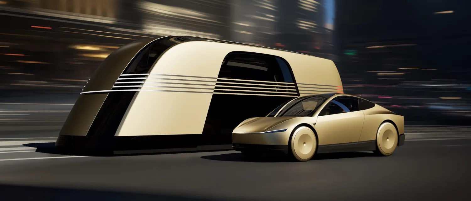 Tesla Cybercab et Robovan